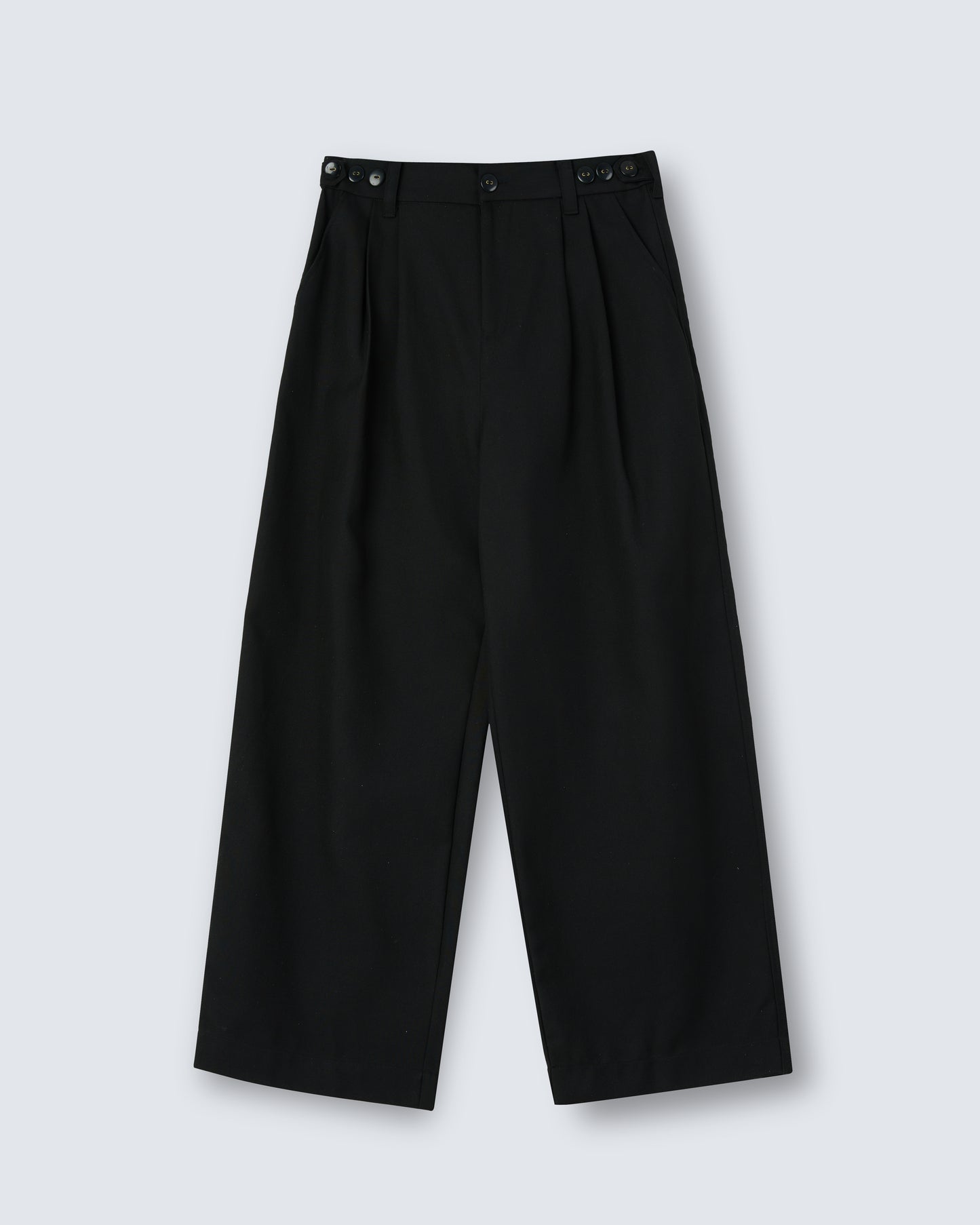Pleated Wide Trousers