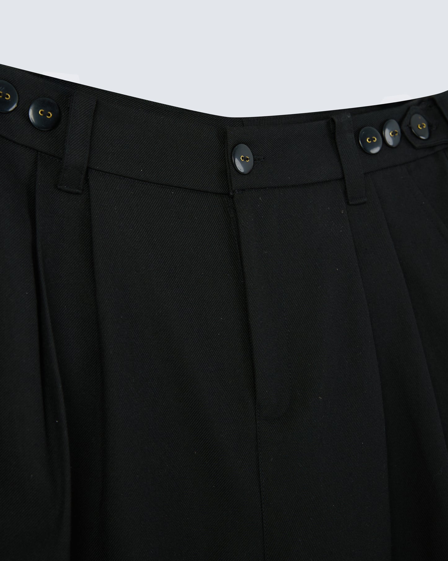 Pleated Wide Trousers