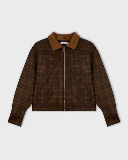 Brown Tartan Jacket
