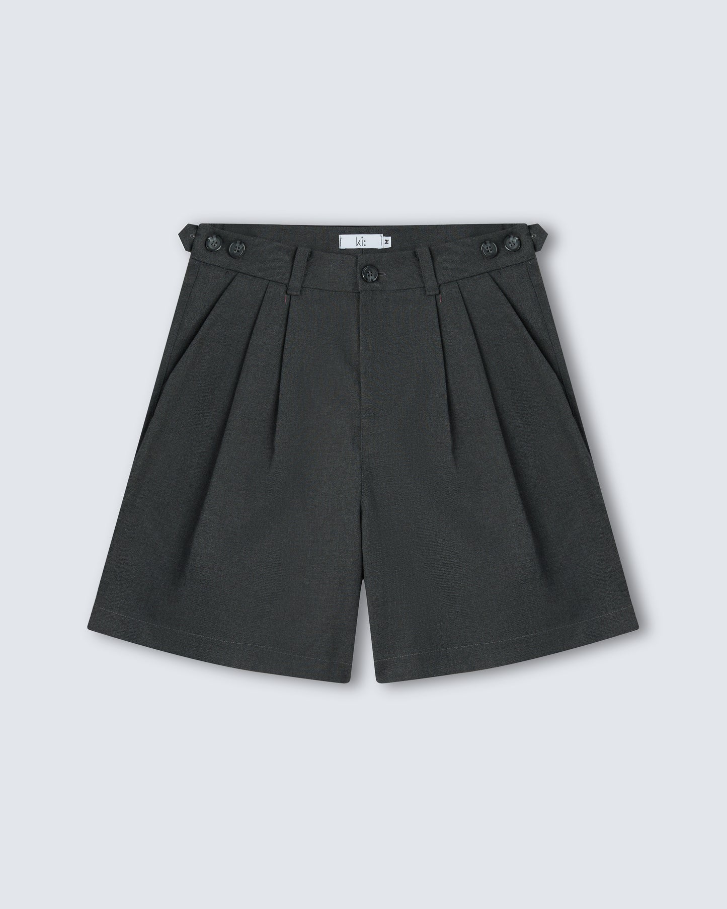 Pleated Wide Shorts