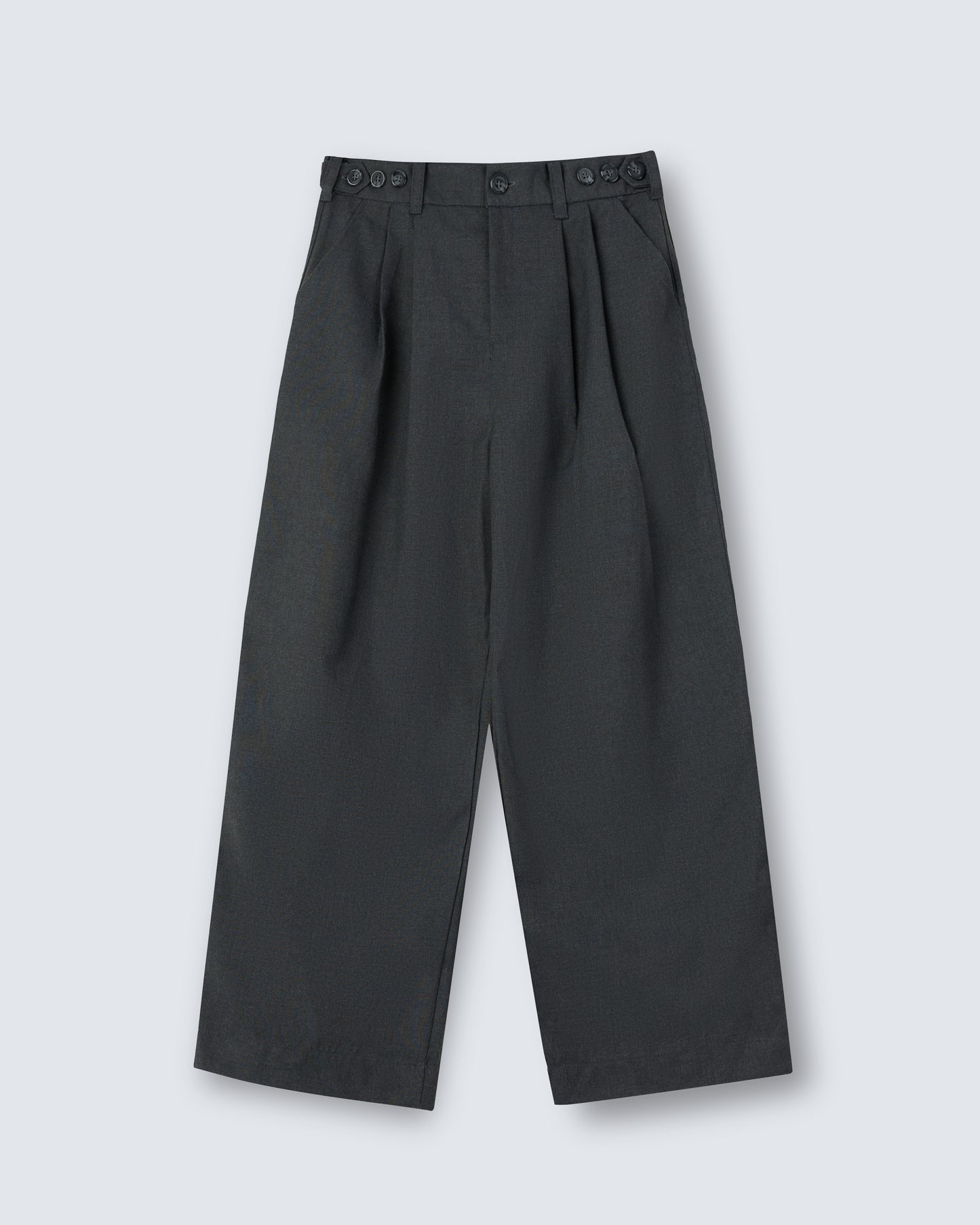 Pleated Wide Trousers