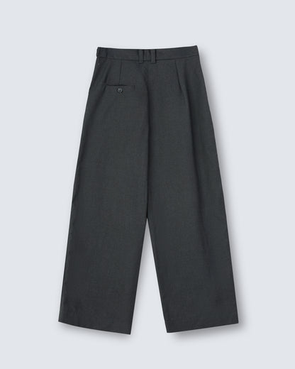 Pleated Wide Trousers