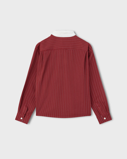 Contrast Striped Polo Shirt