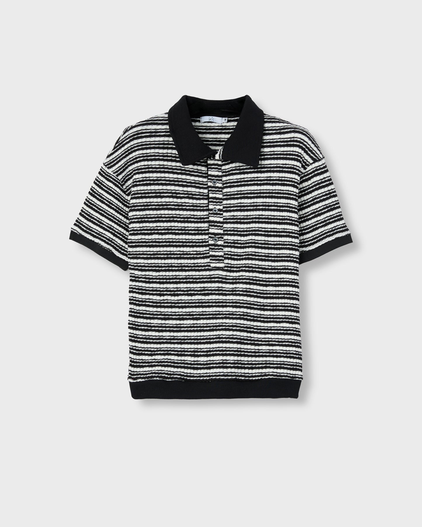 Deep V-neck Polo Shirt