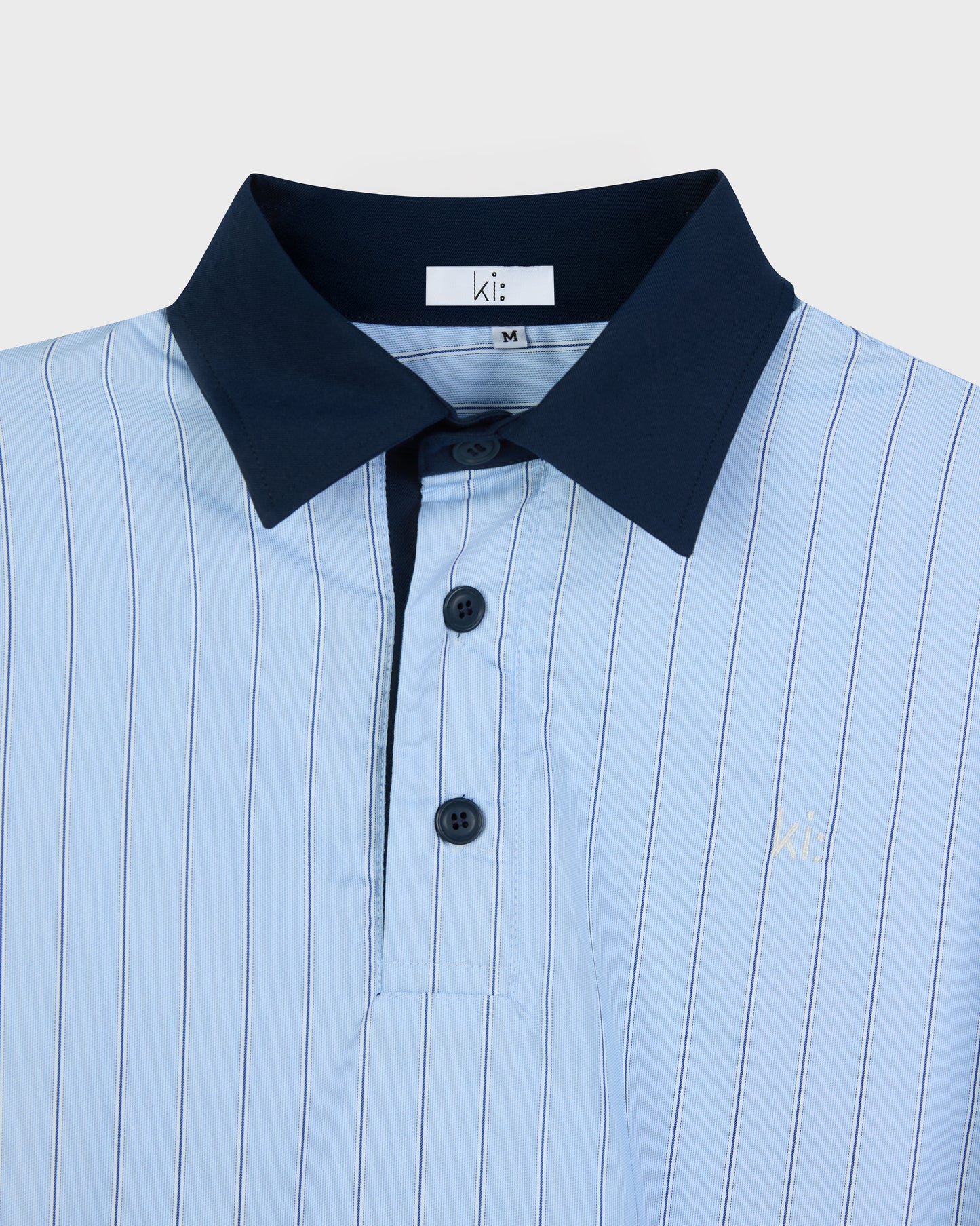 Contrast Striped Polo Shirt