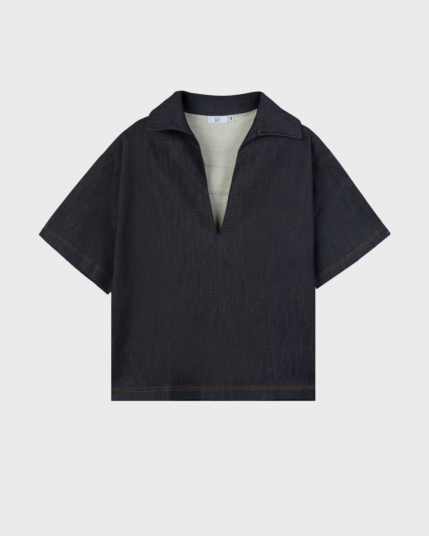 Denim Relax Collar Shirt