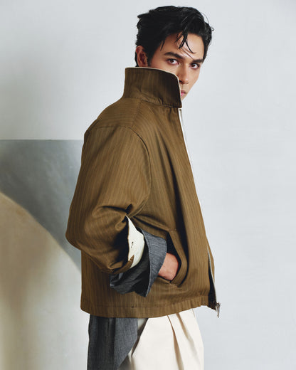 Latte Striped Jacket