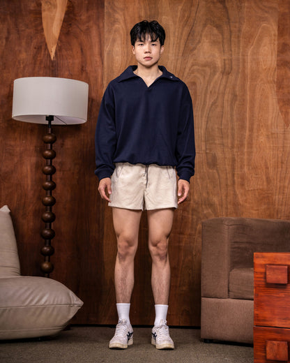 V-neck Oversized Sweatshirt